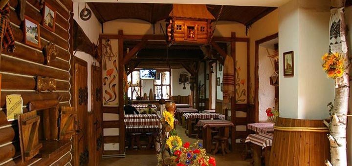 Discounts in the restaurant "transcarpathian kolyba"