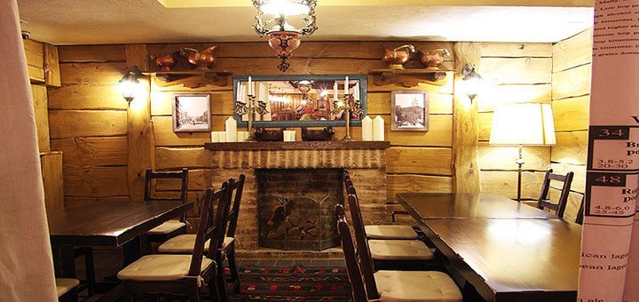 The atmosphere of the restaurant «Black pig». Book a table cheap
