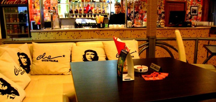 Зал в ресторане «Че Гевара». Посещайте по акции