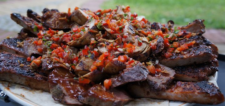 Rest with fishing, cooking caught fish, visiting a bathhouse and a restaurant in &quot;mangal park&quot; 2