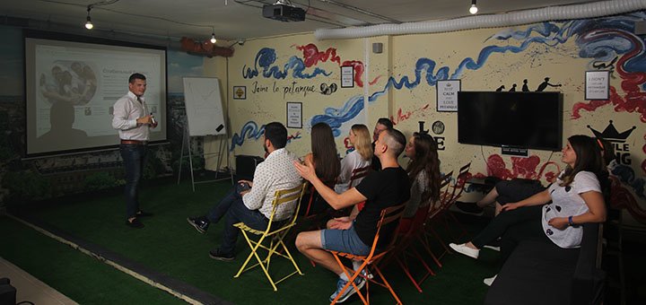 Anti-cafe "Lyasy" visit at a discount Dnieper embankment 1