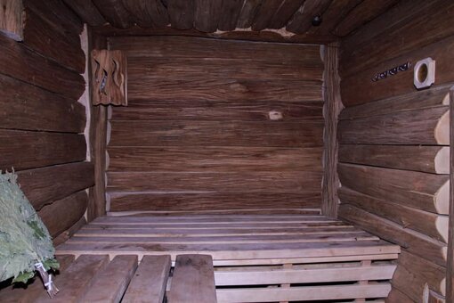Steam room in the &quot;tasty steam&quot; sauna with a discount
