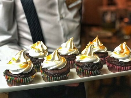 Promotion for desserts and coffee drinks at the parmesan restaurant in mariupol. book with a discount