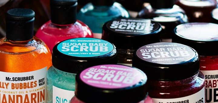 Low prices online cosmetics store "mr. scrubber "