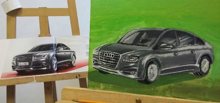 Уроки живописи масляными и акварельными красками в арт-студии «Карандаш» в Киеве. Записывайтесь на творческие мастер-классы по акции.