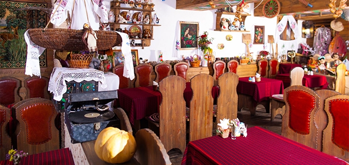 The interior of the Mitla restaurant. Visit for promotions