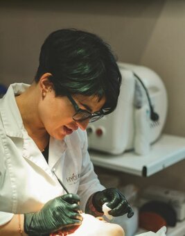 Mechanical cleaning of the face in the beauty salon kudesnitsa cherkasy. sign up for a mechanical facial cleaning according to the action