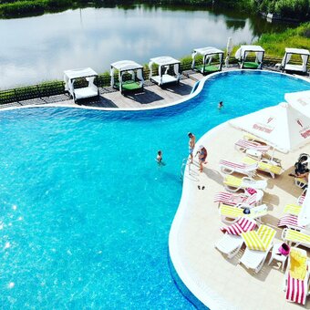 Beach resort Biruza Beach Club in Kiev 5