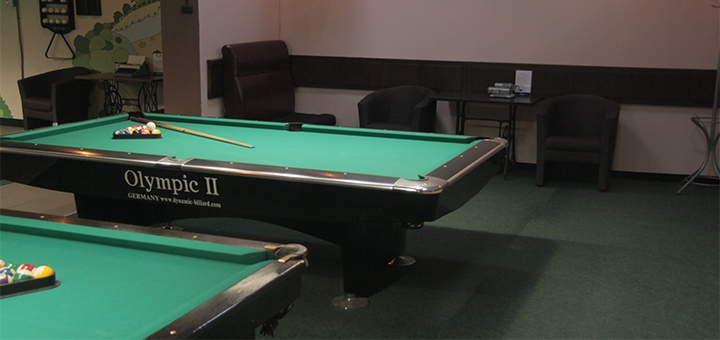 Promotions in the billiard room "Atmosphere"