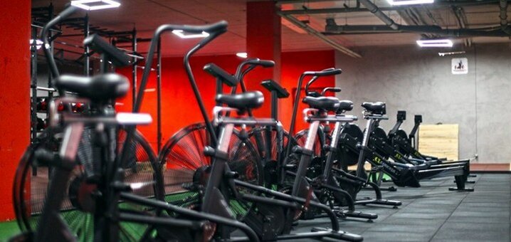 Cycling at the Red Barbell sports complex in Kiev. Buy a subscription at a discount.