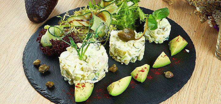 Скидка на все меню кухни в сети ресторанов европейской кухни «Avocado» 2