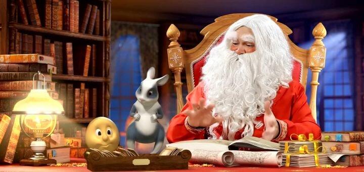 Congratulations from santa claus