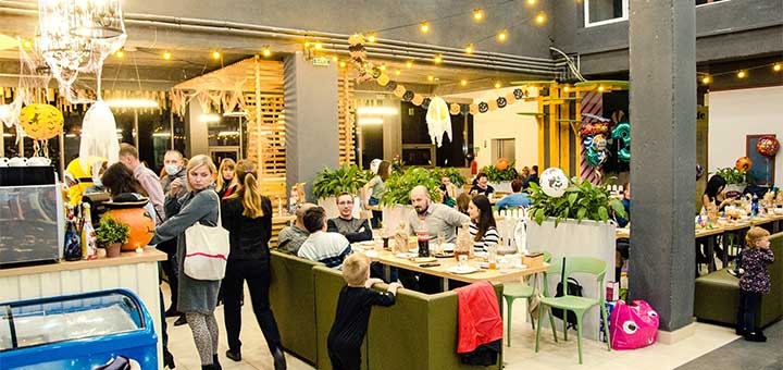 Children's entertainment center Drive City in Lviv. With discount.