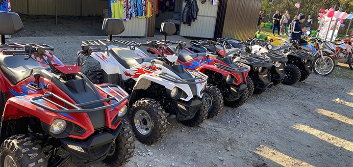 Rent of ATVs and Kvadro Dnepr motorcycles in Dnipro. With discount.