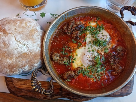 Israeli cafe Shalom in Lviv