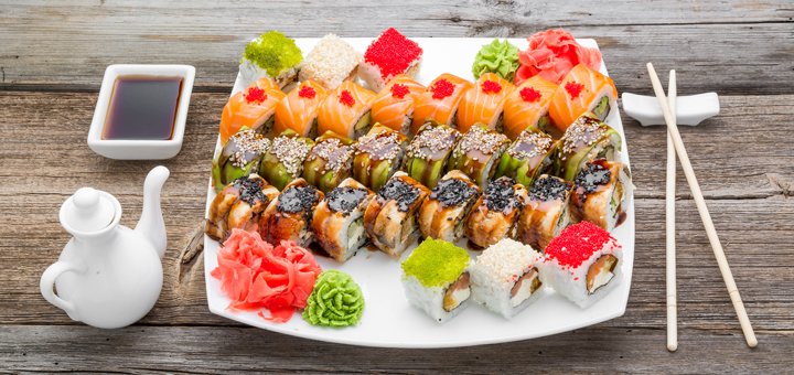 Sushi delivery Terra Mare in Vinnitsa. Order by promotion.