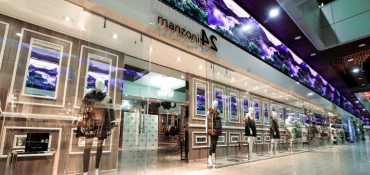 Discounts in the clothing store &quot;manzoni24&quot;