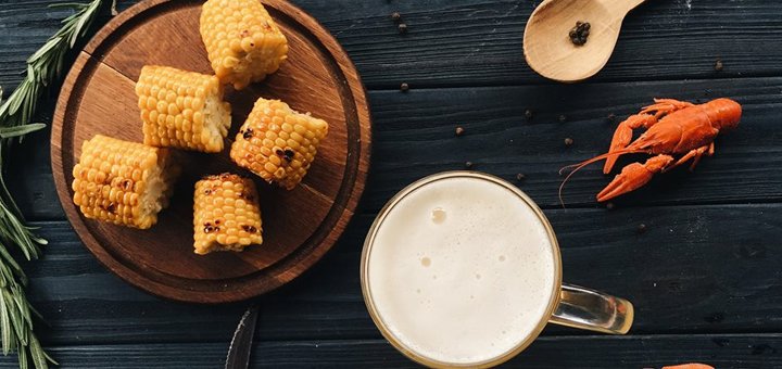 The menu of the restaurant «Black pig». Discounts on all dishes