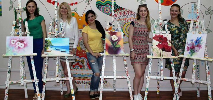 Уроки по живописи для взрослых в творческой студии «Безграничность» в Киеве. Записывайтесь со скидкой