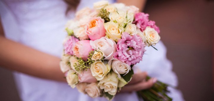 Wedding bouquets "Fruits & Flowers Market" in Dnipro. Order by promotion.