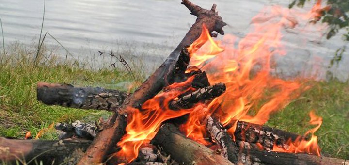 Шашлики на багатті в готелі «Калина» у Славському. Замовляйте по акції