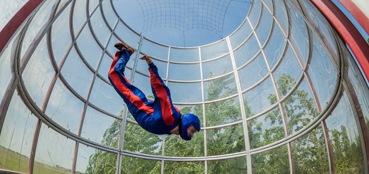 "Aerofly" - flights in a wind tunnel in Kiev