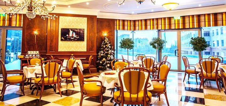 The menu in the restaurant "Amadeus" in Kharkov. Order by stock